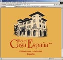 Web del Hotel Casa España (Villaviciosa, Asturias)