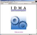 Web de la empresa Idma de construcción de maquinaria e ingeniería